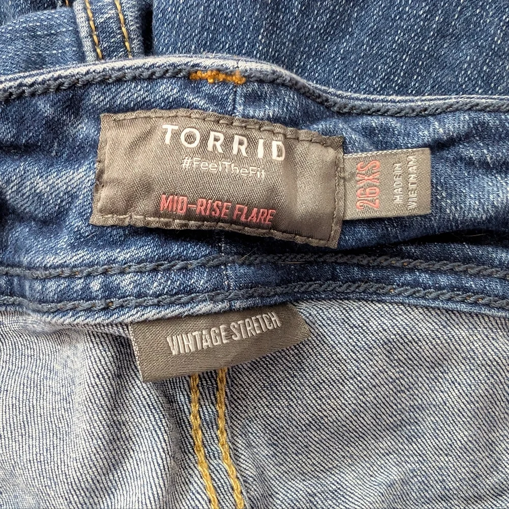 Torrid Medium Wash Flare Jeans - Picture 7 of 8